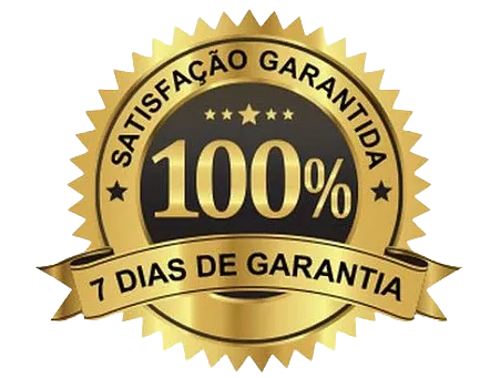 Selo: satisfação garantida, 7 dias de garantia